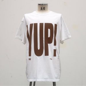 Cactus Jack by Travis Scott
Men's Red Yup Franchise Promo T-shirt 'white'